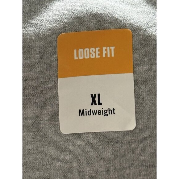 Carhartt Men's Midweight Signature Sleeve Logo Sweatshirt Hooded Loose Fit XL - Picture 4 of 7